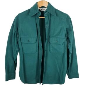 Vntg Woolrich Women's Button Down Chamois Shirt/Shacket. MED. #0193